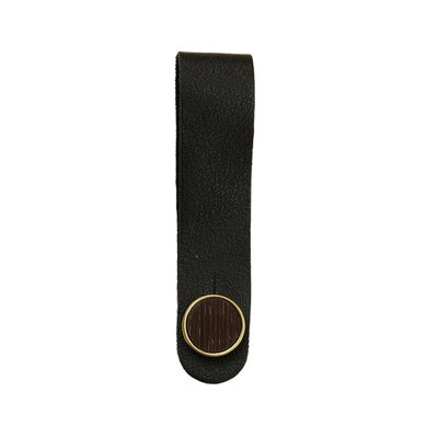 Thalia OCU Indian Rosewood | Leather Strap Tie Black / Gold / Headstock
