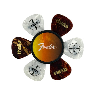 Fender Sunburst White Perine Logo| Pick Puck 2.0