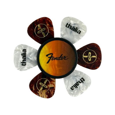 Fender Sunburst Black Perine Logo| Pick Puck 2.0