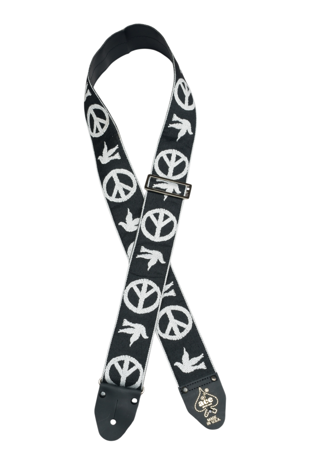 Peace & Dove - Black | Ace Vintage Reissue Straps