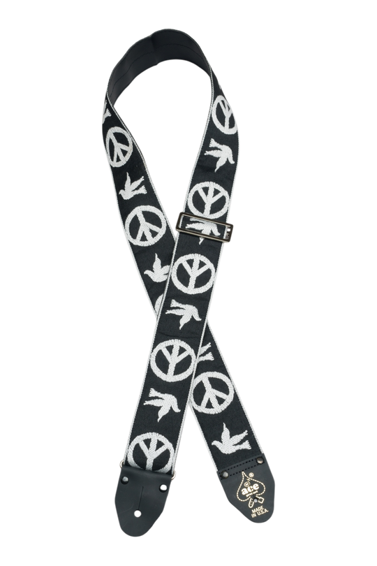 Peace & Dove - Black | Ace Vintage Reissue Straps