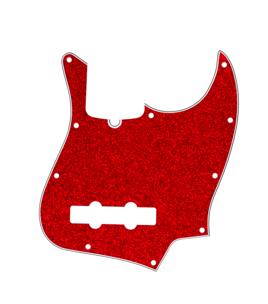 Red Sparkle | J Bass Pickguard