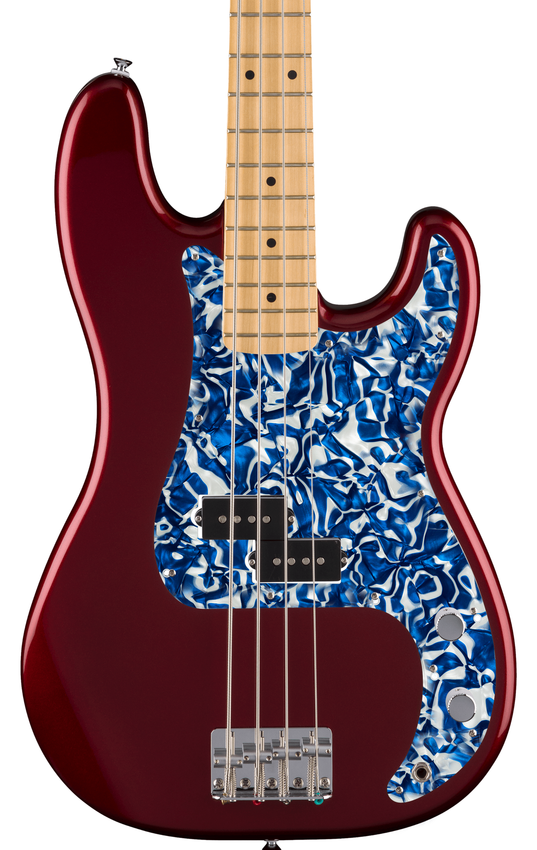 Blue Swirl Pearl | P Bass Pickguard