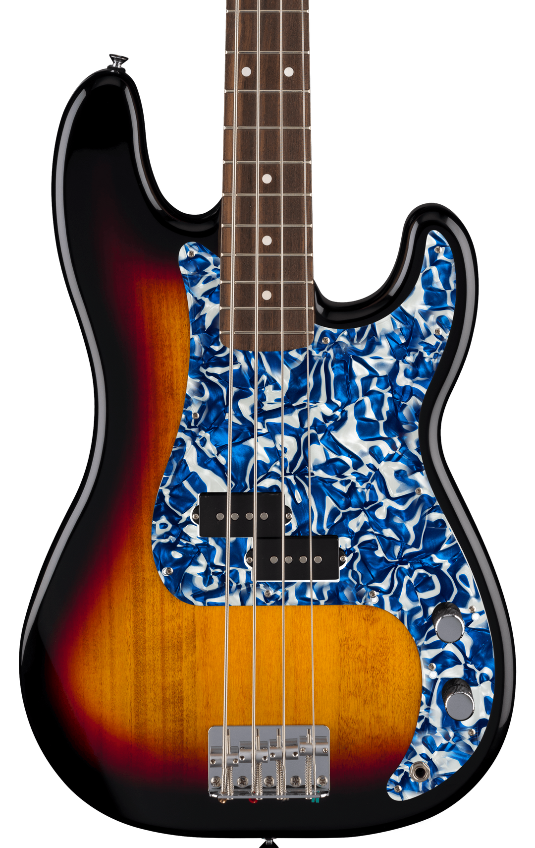 Blue Swirl Pearl | P Bass Pickguard