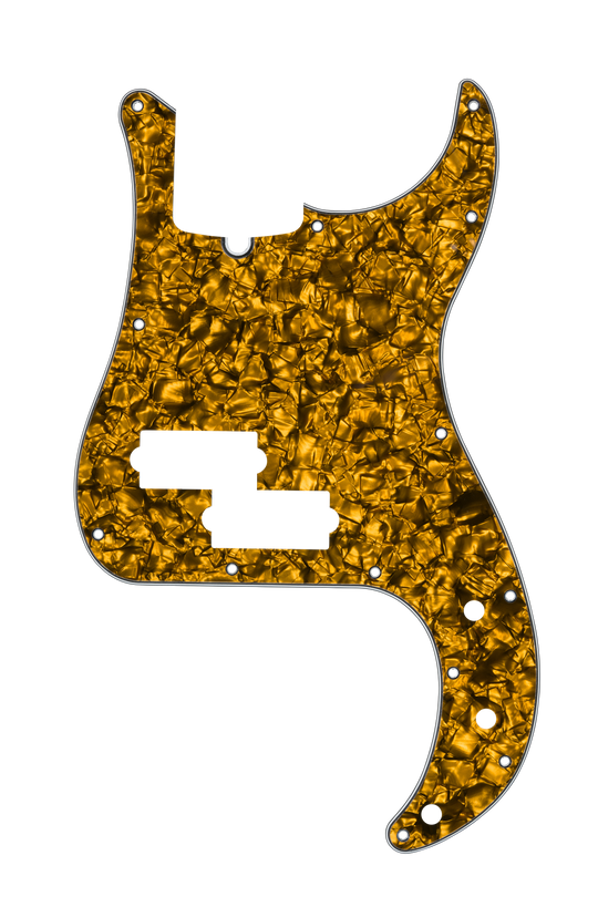 Gold Pearl | P Bass Pickguard