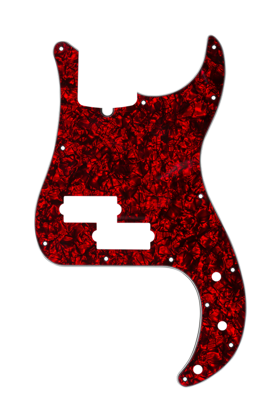 Red Pearl | P Bass Pickguard