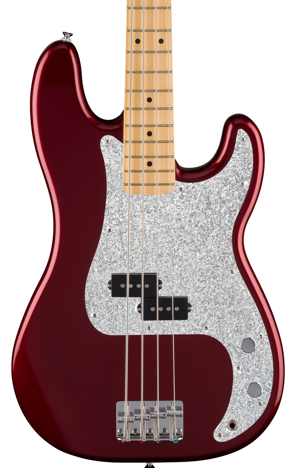 Silver Sparkle | P Bass Pickguard
