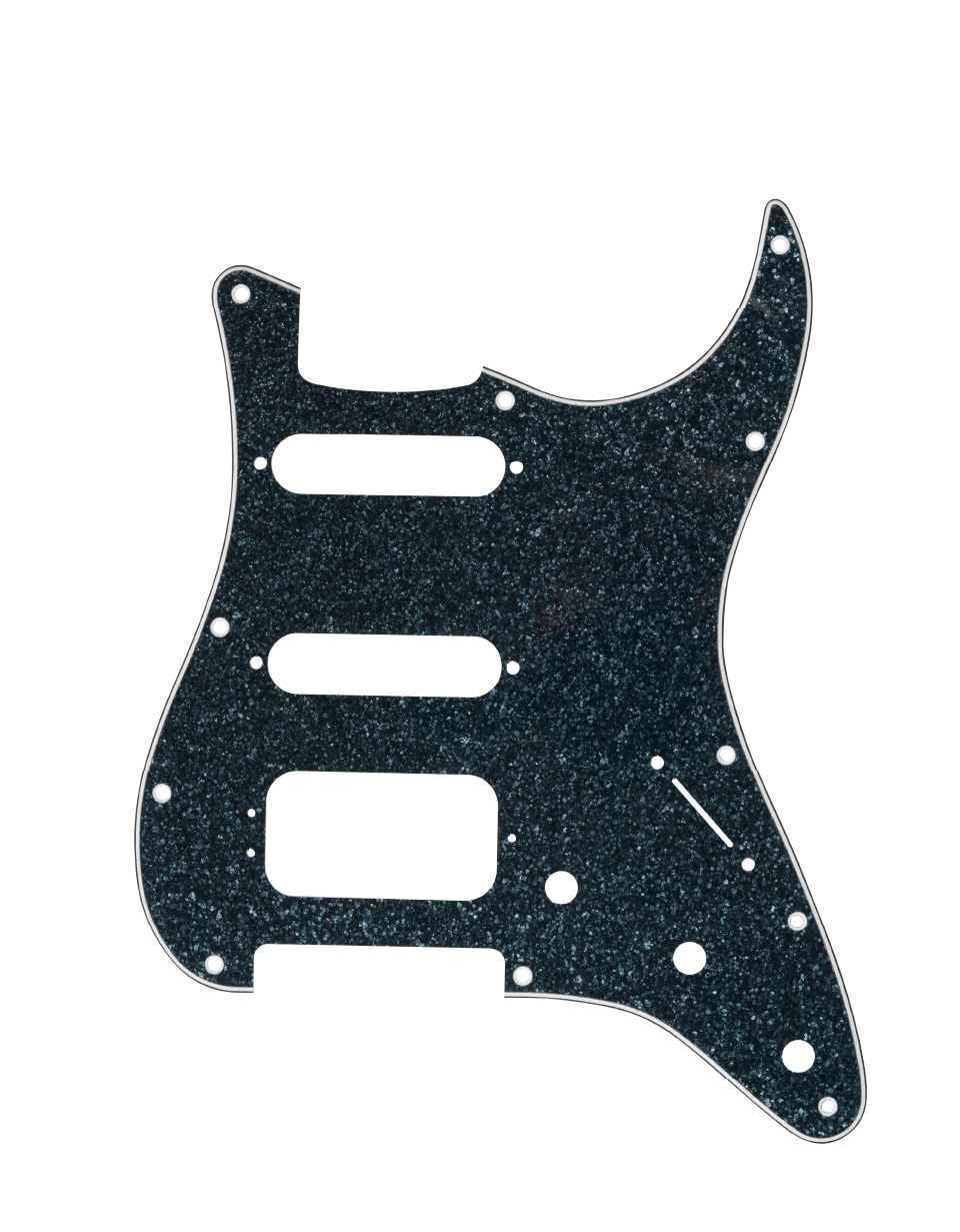 Black Sparkle | Strat Pickguard