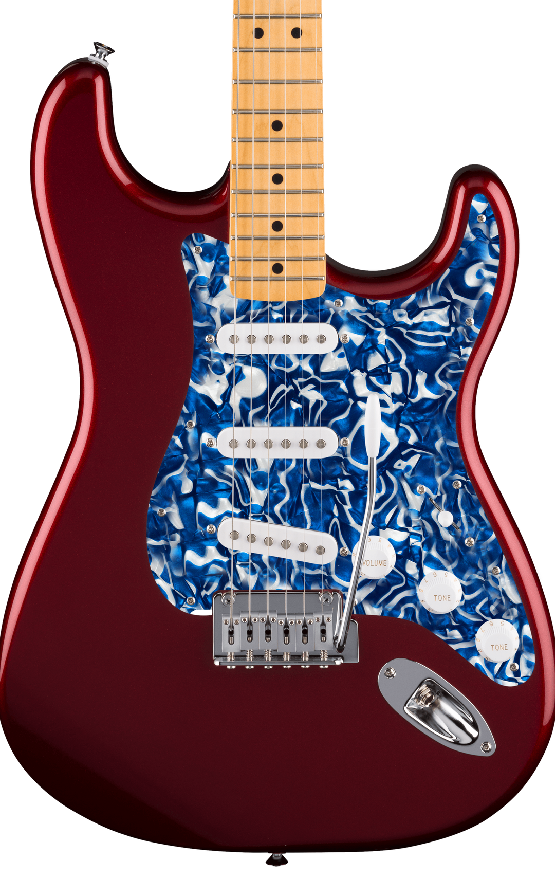 Blue Swirl Pearl | Strat Pickguard