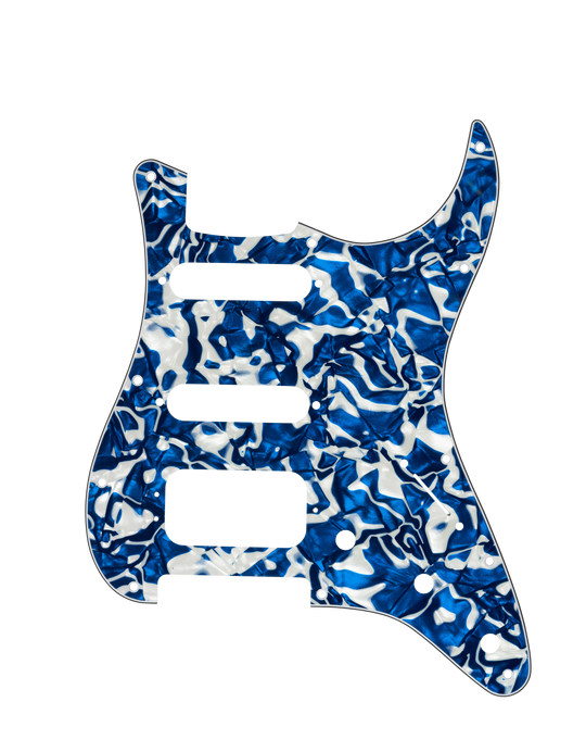 Blue Swirl Pearl | Strat Pickguard
