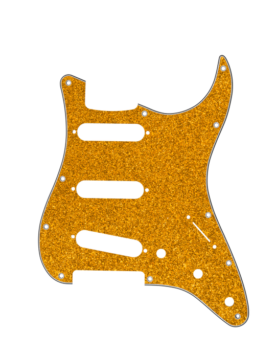 Gold Sparkle | Strat Pickguard