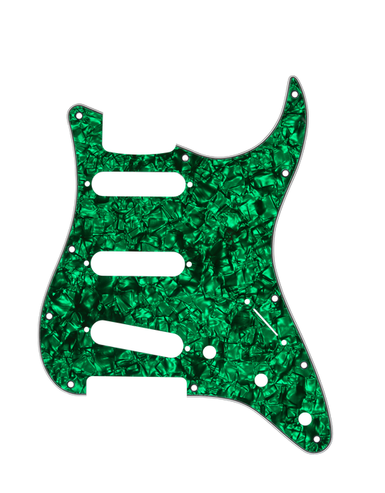 Green Pearl | Strat Pickguard