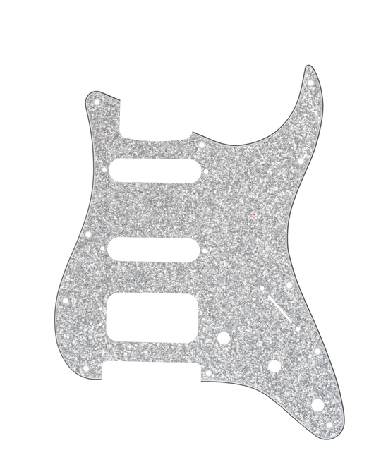 Silver Sparkle | Strat Pickguard