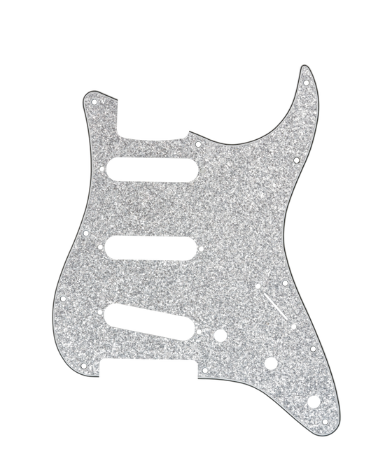 Silver Sparkle | Strat Pickguard