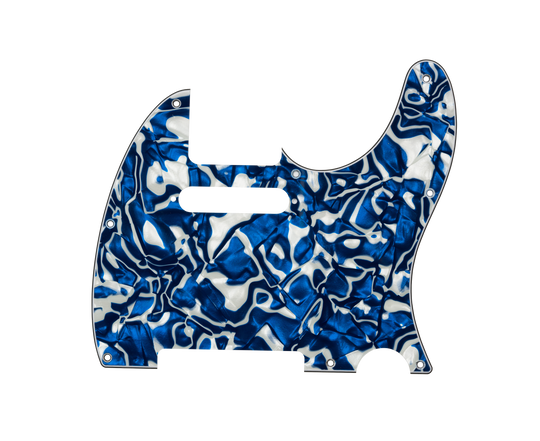 Blue Swirl Pearl | Tele Pickguard