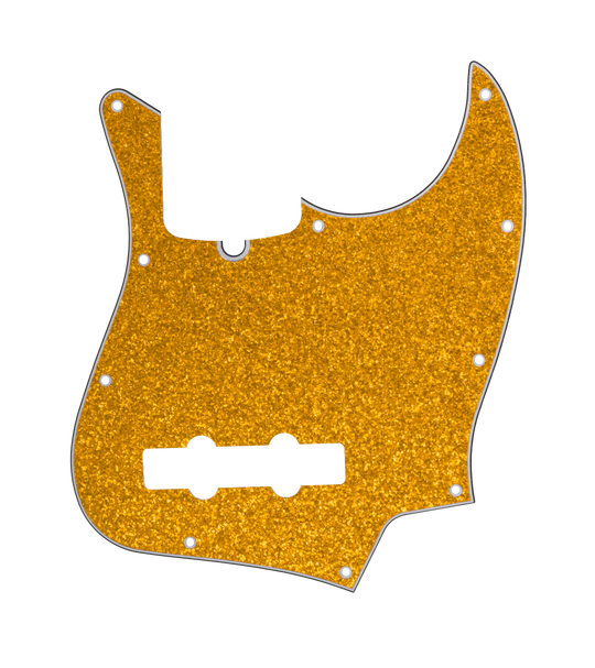 Gold Sparkle | J Bass Pickguard