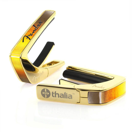 Fender Sunburst with Black Spaghetti Logo | Officially Licensed Capo