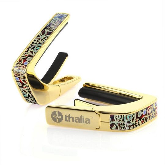 Golden Gears on Tiger Rye | Deluxe Capo