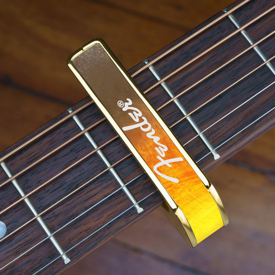 Fender Sunburst with White Spaghetti Logo | Officially Licensed Capo