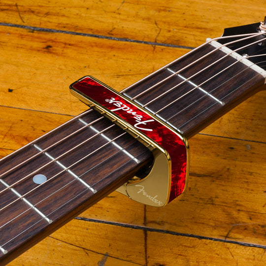 Fender Red Angel Wing Spaghetti Logo | Officially Licensed Capo