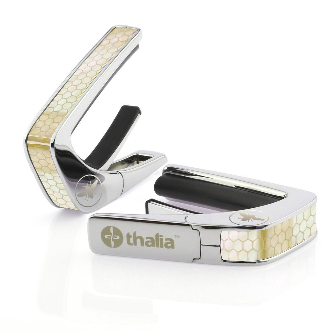 Vintage Pearl Save The Bees Honeycomb | Officially Licensed Capo