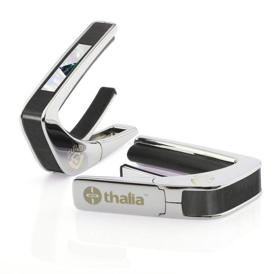 Guild V-Block Black Ebony Inked & Pearl | Officially Licensed Capo