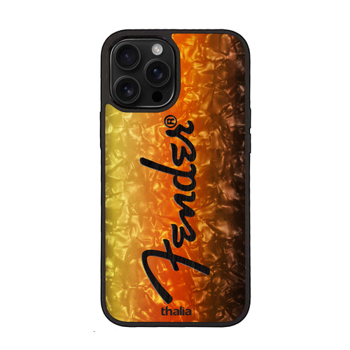 Fender Sunburst Horizontal Spaghetti Logo | iPhone Case