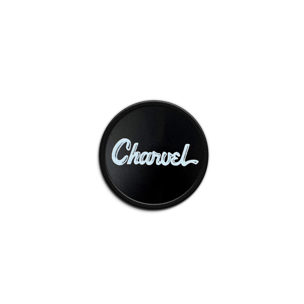 Charvel Matte Black Toothpaste Logo | Pick Puck 2.0
