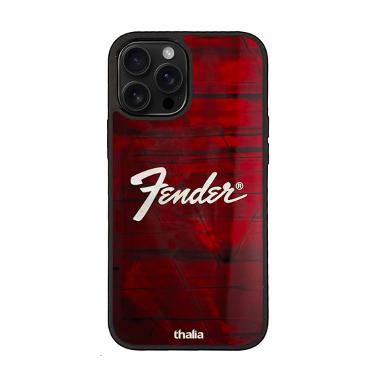 Fender Red Shell Perine Logo | iPhone case