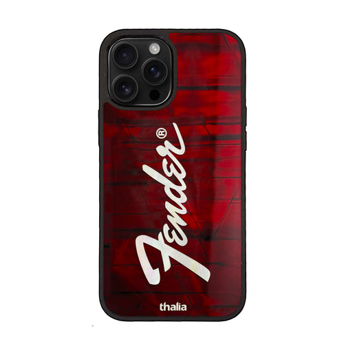 Fender Red Horizontal Perine Logo | iPhone Case