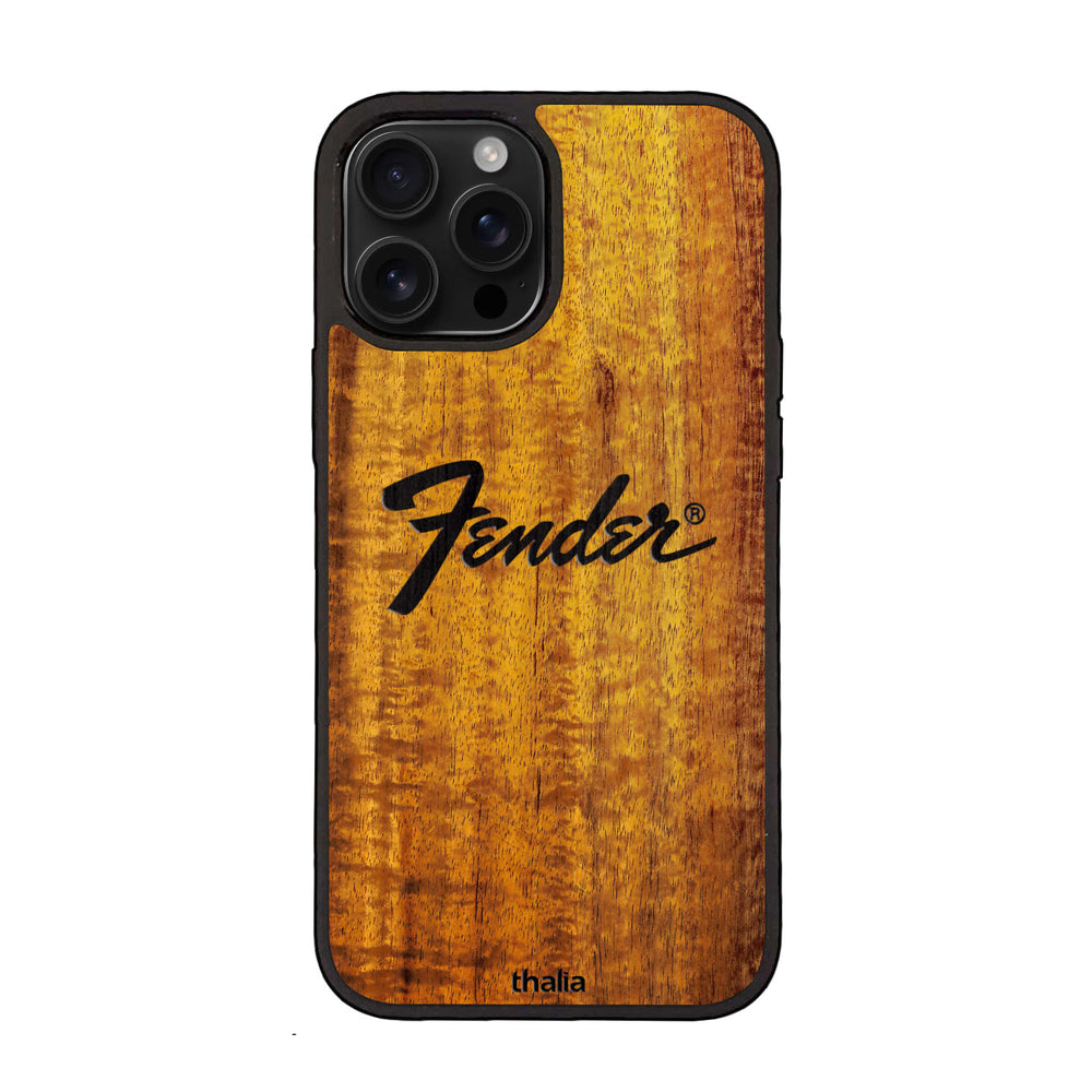 Fender Hawaiian Koa Perine Logo | iPhone cases