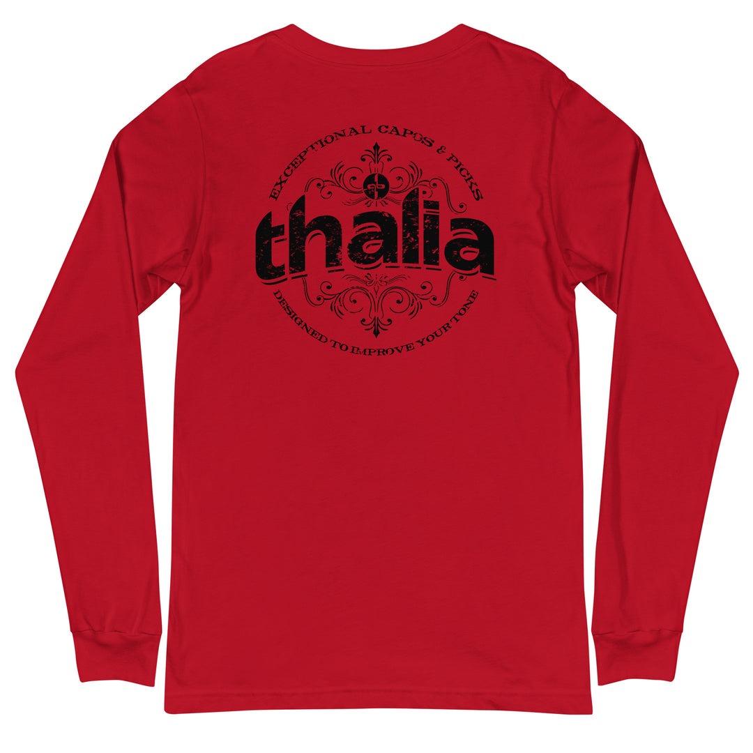 Thalia Distressed Logo Long Sleeve Tee