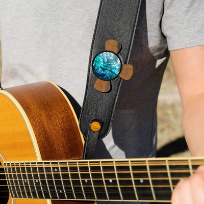 Azure Seas | Pick Puck Integrated Leather Strap