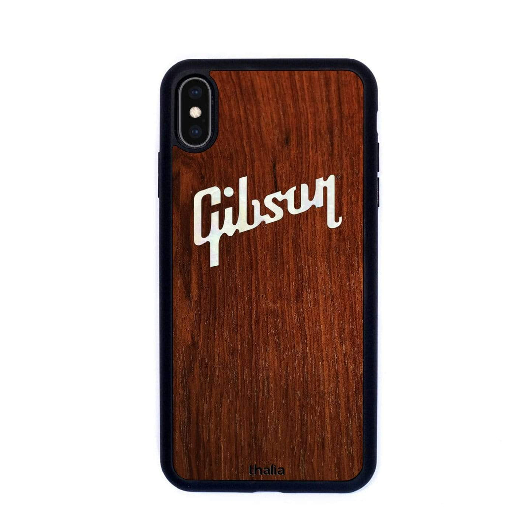 GibsonbyThalia Phone Case Indian Rosewood & Gibson Pearl Logo | Phone Case iPhone XS Max
