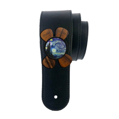 Starry Night | Pick Puck Integrated Leather Strap