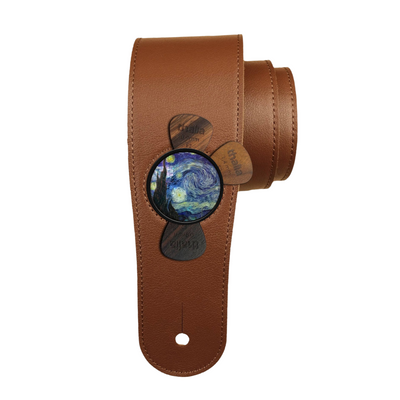 Starry Night | Pick Puck Integrated Leather Strap