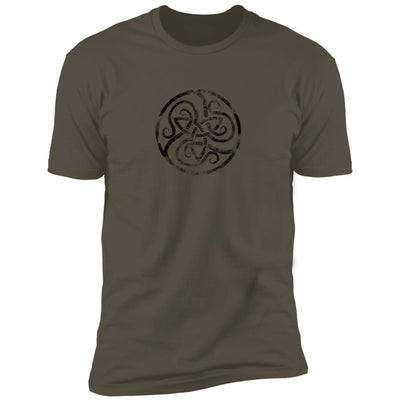 CustomCat T-Shirts Celtic Knot | Premium T-Shirt Military Green / X-Small