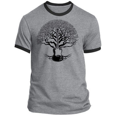 CustomCat T-Shirts Gibson SG Tree of Life | Premium T-Shirt Athletic Heather-Jet Black / S