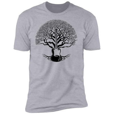CustomCat T-Shirts Gibson SG Tree of Life | Premium T-Shirt Heather Grey / X-Small