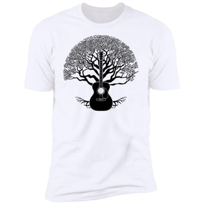 CustomCat T-Shirts Guitar Tree of Life | Premium T-Shirt White / X-Small