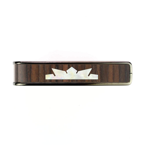 GibsonbyThalia Capo Gibson Crown | Capo Black Chrome / Indian Rosewood / Treble (attach capo from bottom of neck)
