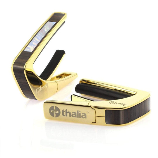 GibsonbyThalia Capo Gibson Large Block | Capo 24K Gold / Indian Rosewood
