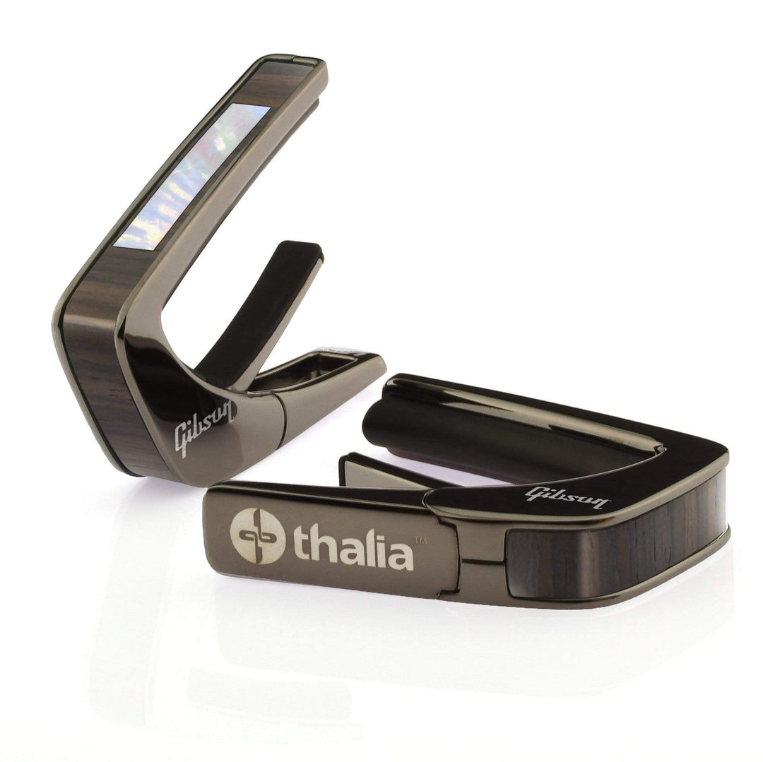 GibsonbyThalia Capo Gibson Large Block | Capo Black Chrome / Indian Rosewood