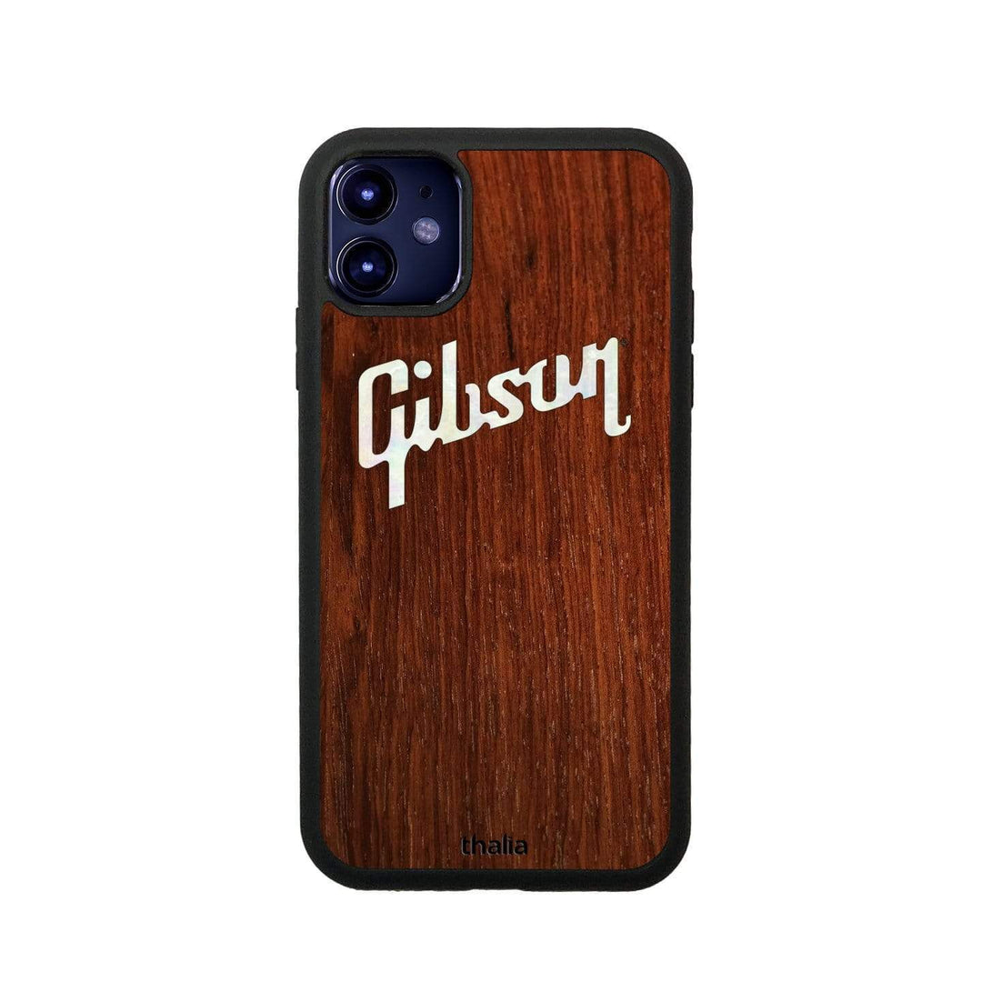GibsonbyThalia Phone Case Indian Rosewood & Gibson Pearl Logo | Phone Case iPhone 11