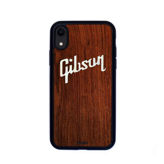 GibsonbyThalia Phone Case Indian Rosewood & Gibson Pearl Logo | Phone Case iPhone XR