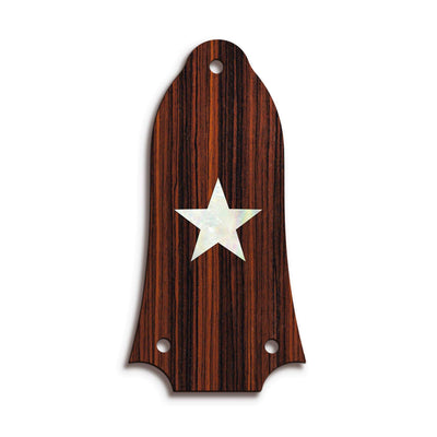 GibsonbyThalia Truss Rod Cover Custom Truss Rod Cover | Shape T6 - Fits Many Epiphone Guitars Pearl Star / Indian Rosewood