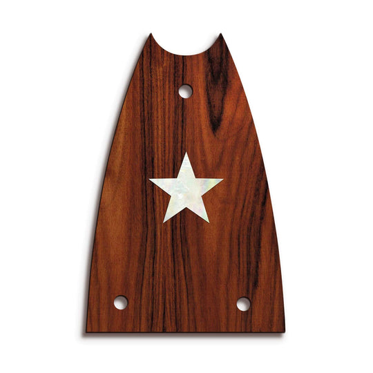 GibsonbyThalia Truss Rod Cover Custom Truss Rod Cover | Shape T7 - Fits Many Epiphone Guitars Pearl Star / Santos Rosewood