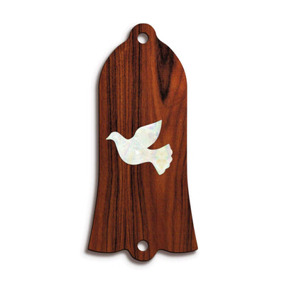 GibsonbyThalia Truss Rod Cover Gibson Truss Rod Cover | Shape T1 - Fits Gibson Guitars Pearl Dove / Santos Rosewood