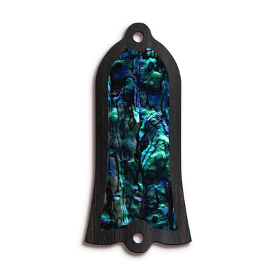 GibsonbyThalia Truss Rod Cover Gibson Truss Rod Cover (Traditional) | Shape T22 - Fits Gibson Guitars Blue Abalone / Black Ebony
