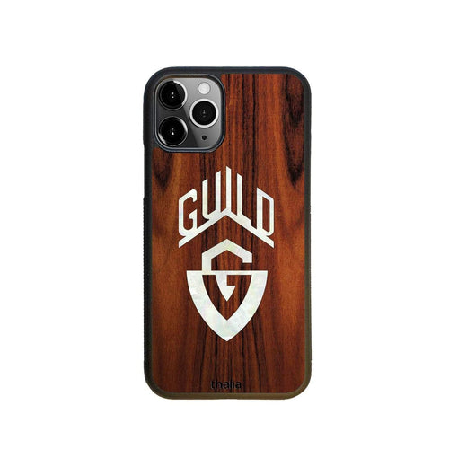 GuildbyThalia Phone Case Santos Rosewood & Guild G-Shield Pearl Logo | Phone Case iPhone 11 Pro Max